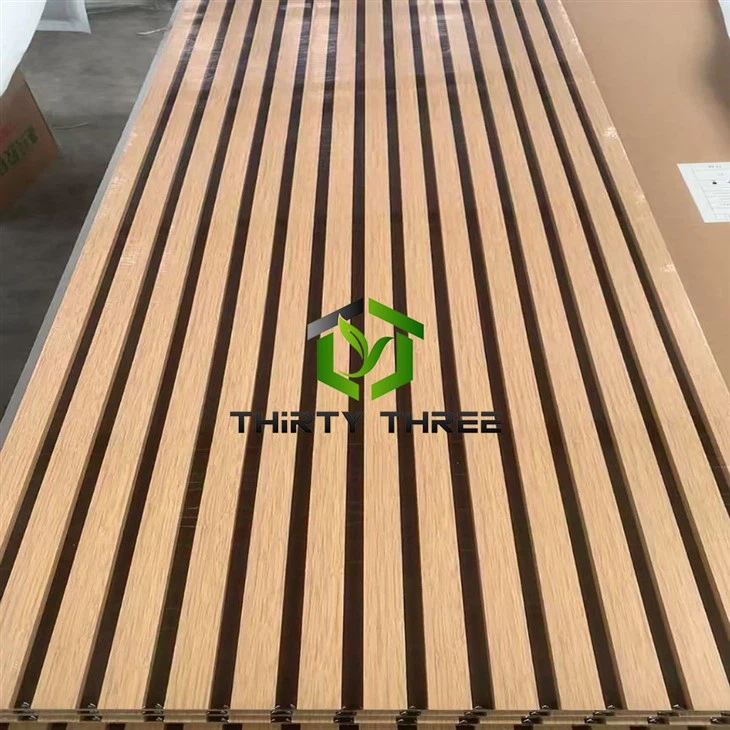 High-quality Natural/Technical Sound-Absorbing Wood Slat Wall Panel